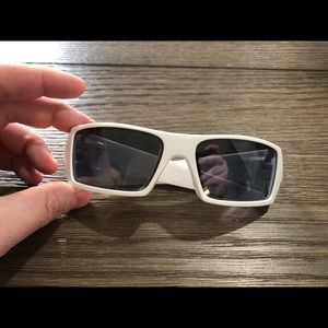 Men’s White Oakley Gascan Sunglasses